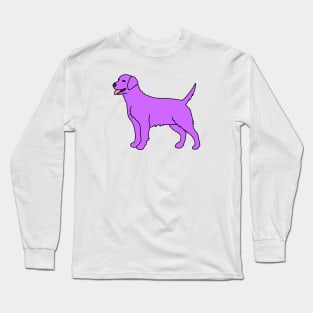 Purple Labrador Long Sleeve T-Shirt